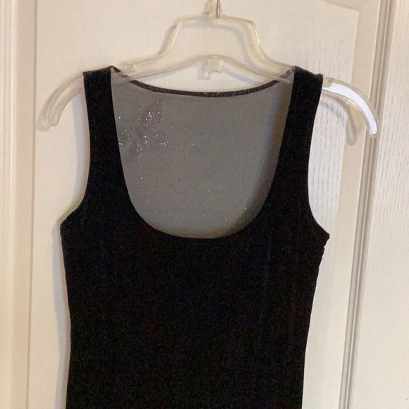 Lori Ann Montreal Women's Black Dress Crushed Velvet Wedding Evening Prom Party - Picture 1 of 7